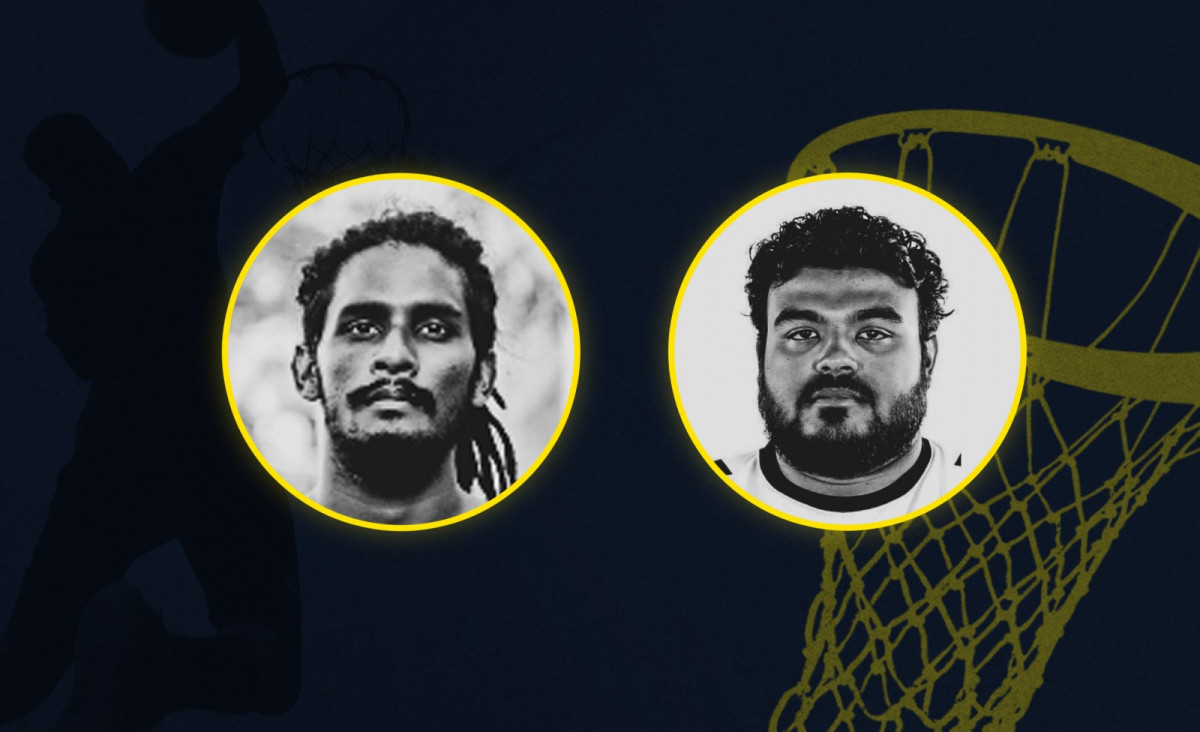 ގައުމީ ބާސްކެޓްބޯޅަ ޓީމުގެ ސްކޮޑުގައި ހިމެނި އިބްރާހީމް ރަޝްވާން (ޗިކު) އާއި އަޙްމަދު އައުޝަން