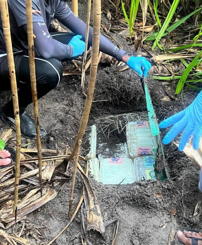 The total confiscated narcotics drugs from GDh operation so  far weigh 82 kilograms of both methamphetamine and heroin