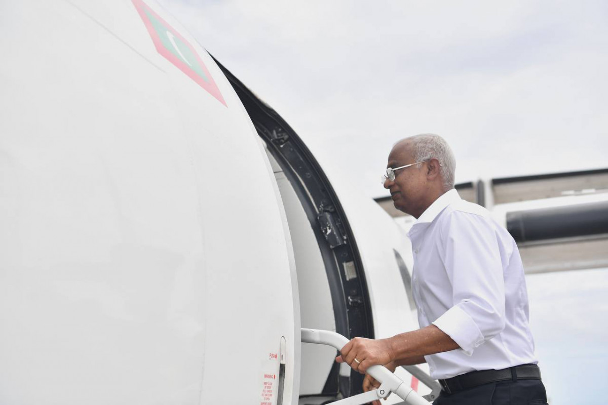 President concludes his official visit to Addu city