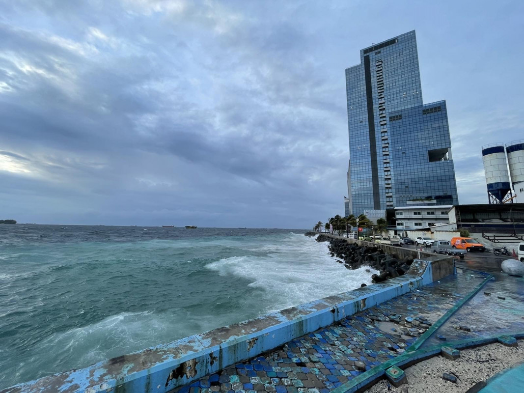 Rough seas are also expected