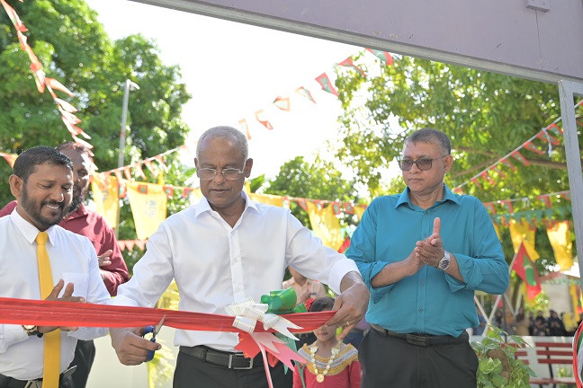 MDP presidential candidate of the 2023 Presidential Election, former president Ibrahim Mohamed Solih