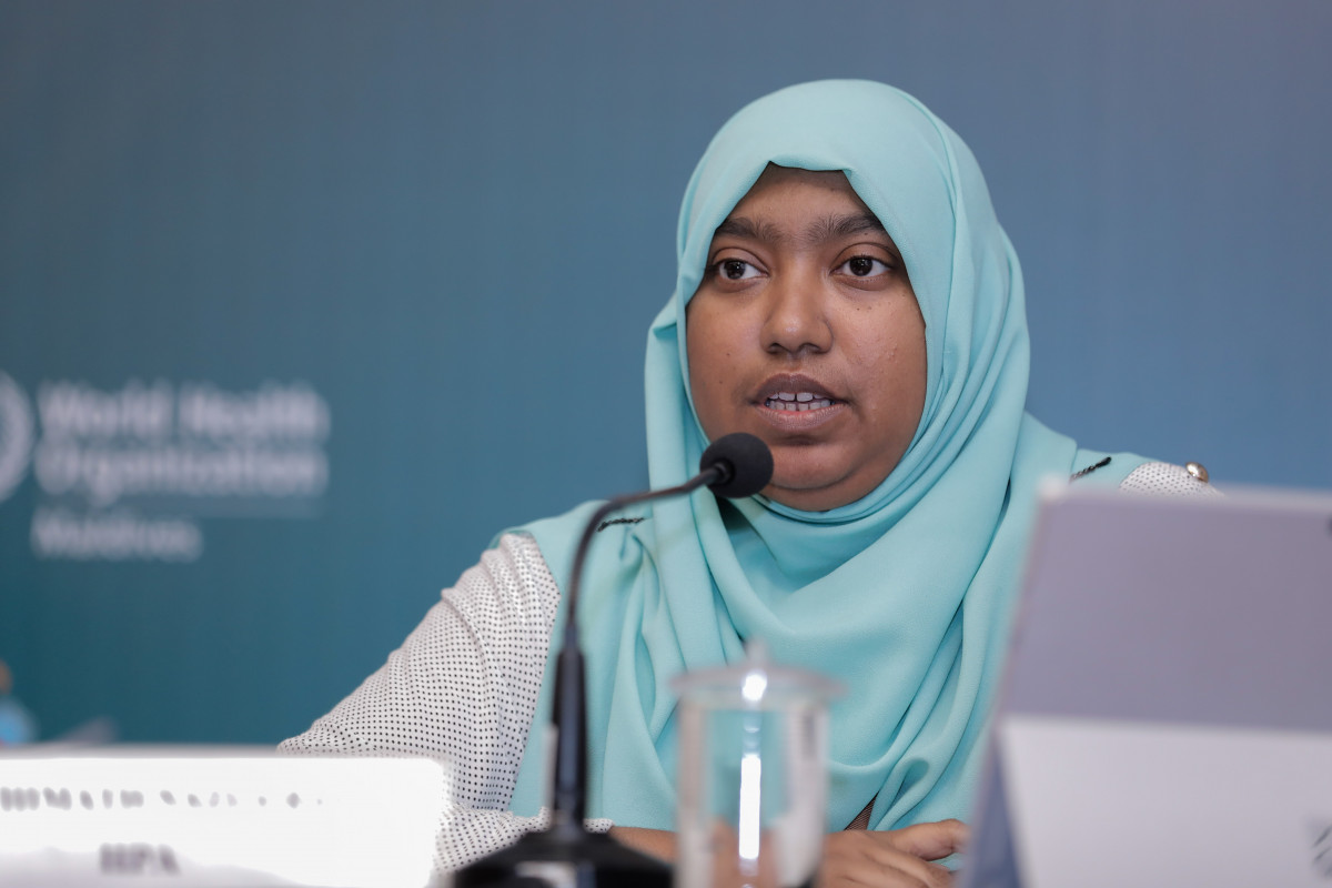 އެޗްޕީއޭގެ މެޑިކަލް އޮފިސަރ ޑރ.ފާތިމަތު ނަޒްލާ ރަފީގު