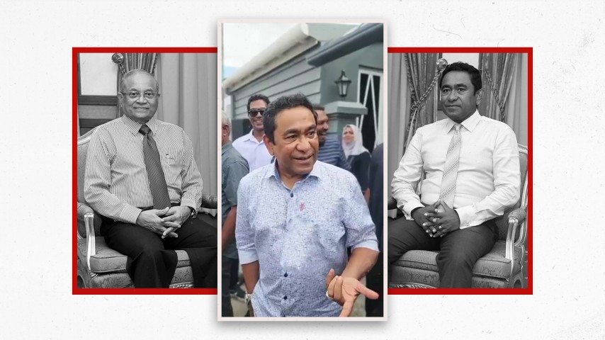 ރައީސް އަބްދުﷲ ޔާމީން ވަނީ ރައީސް މައުމޫނަށް ފާޑުވިދާޅުވެ ވާހަކަފުޅު ދައްކަވާފައި