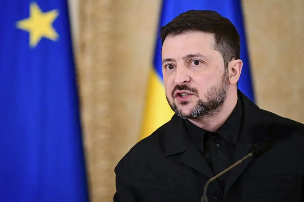 ޔޫކްރެއިންގެ ރައީސް ވޮލޮޑިމީރް ޒެލެންސްކީ