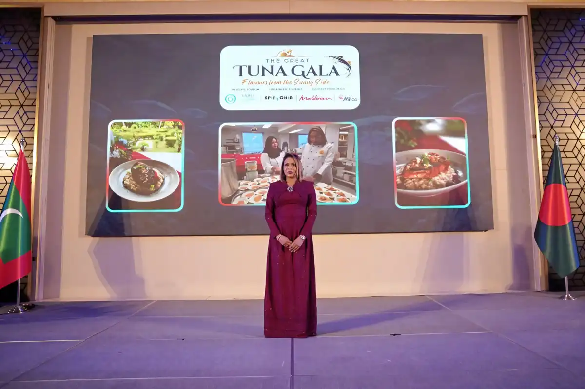 Renowned Maldivian chef Maha Naseer showcased a series of signature dishes featuring Maldivian tuna during a live presentation at "The Great Tuna Gala" held in Dhaka, Bangladesh.