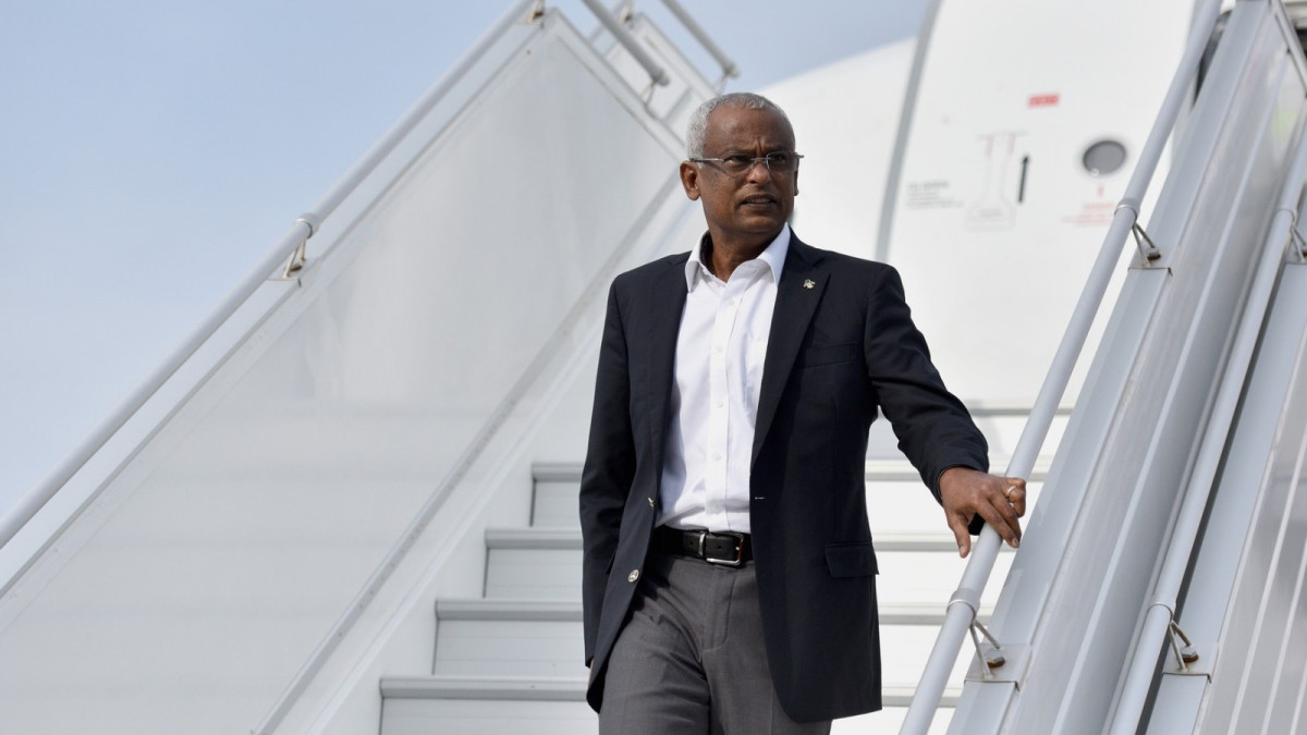 (File photo) President Ibrahim Mohamed Solih