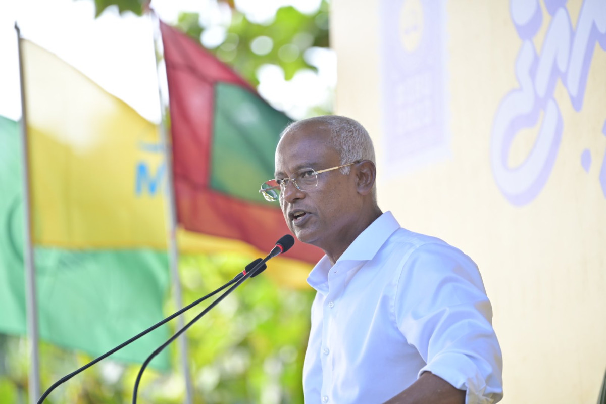 ރައީސުލްޖުމްހޫރިއްޔާ އިބްރާހީމް މުހައްމަދު ސާލިހު ވާހަކަފުޅު ދައްކަވަނީ