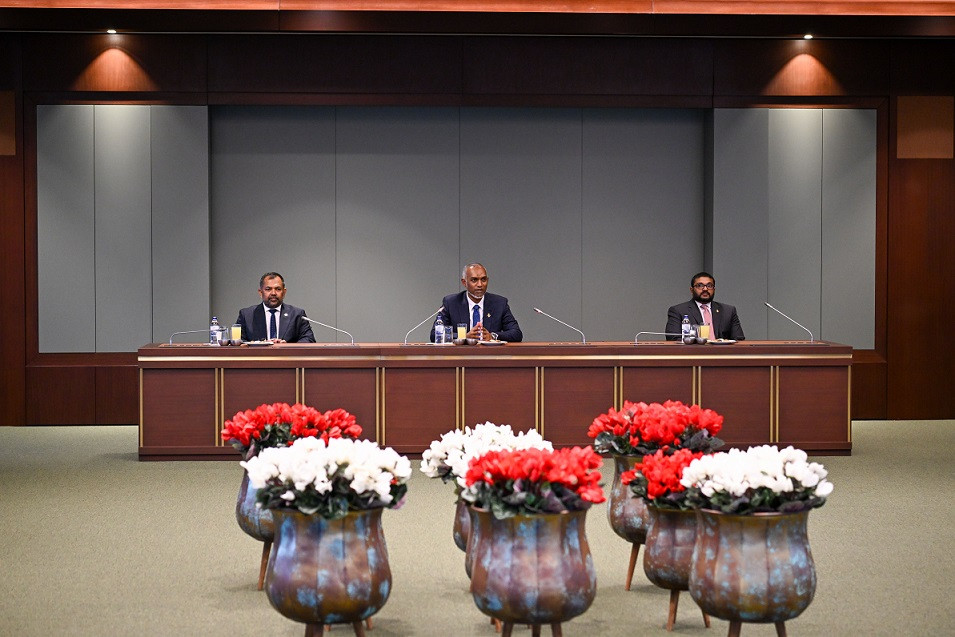 President Muizzu met with Maldivians living in Turkey on Monday