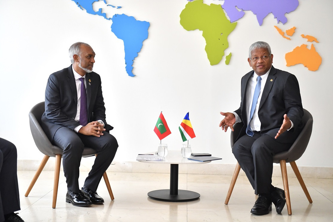 President Muizzu met the President of Seychelles on Monday