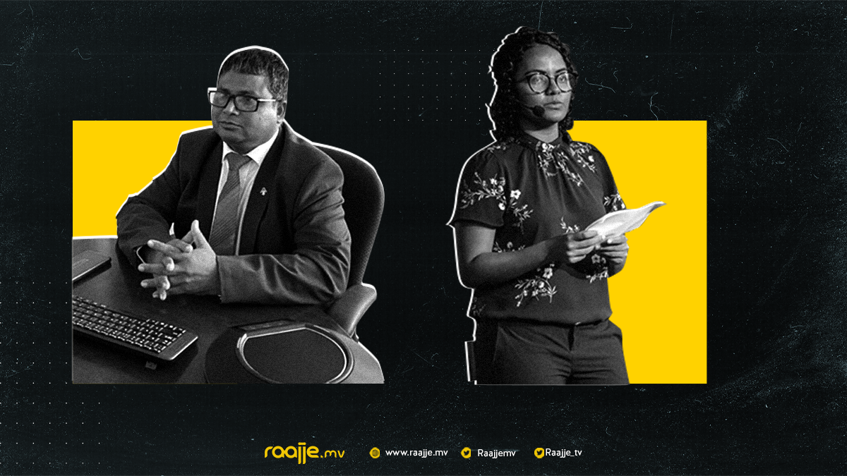 މިނިސްޓަރ ޑރ ހުސައިން ރަޝީދު ހަސަނާއި މިނިސްޓަރ އައިމިނަތު ޝައުނާ