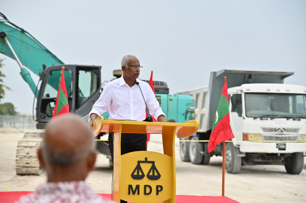 ރައީސުލްޖުމްހޫރިއްޔާ އިބްރާހިމް މުހައްމަދު ސާލިހް ތޮއްޑޫގައި