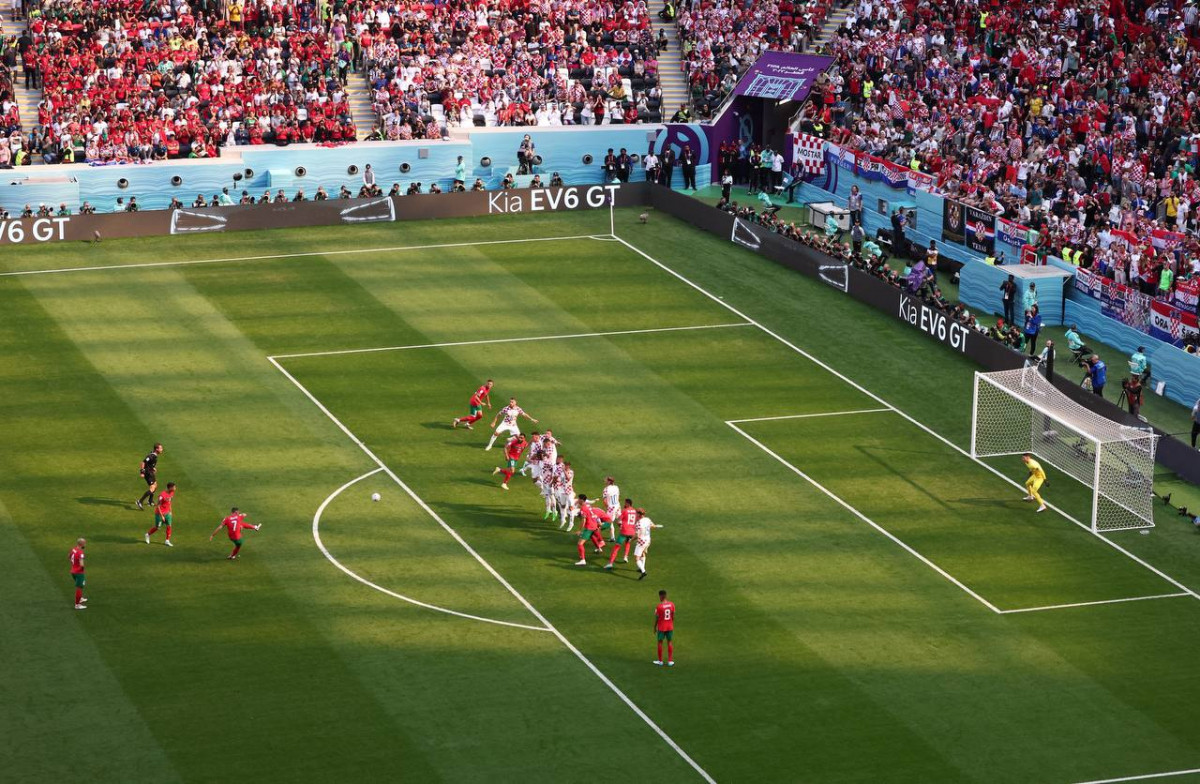 ކްރޮއޭޝިޔާއާއި މޮރޮކޯ ކުޅުނު މެޗުގެ ތެރެއިން  - ފޮޓޯ: ރޮއިޓާސް 