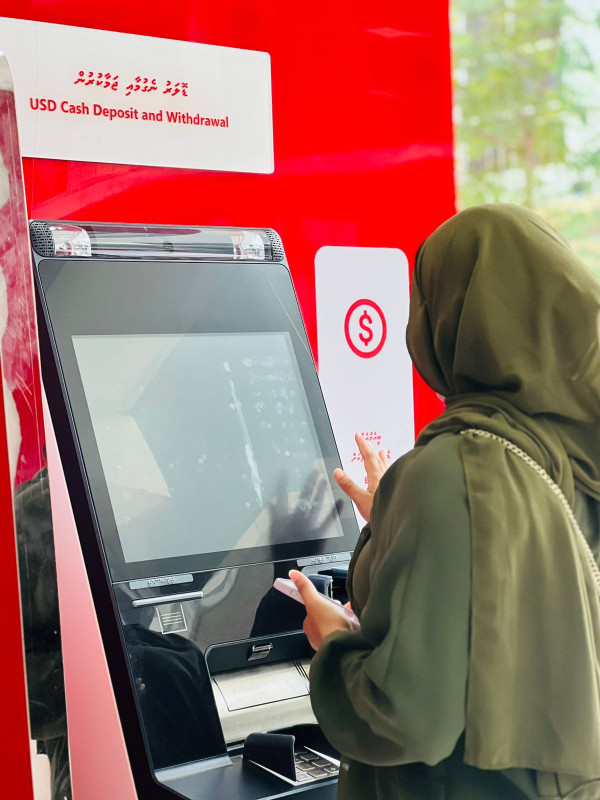 Bank of Maldives announced the establishment of a USD ATM in Maafushi, on Monday