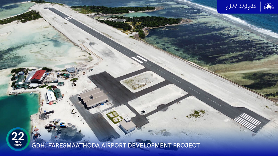 GDH. Faresmaathoda airport development project is 82 percent completed