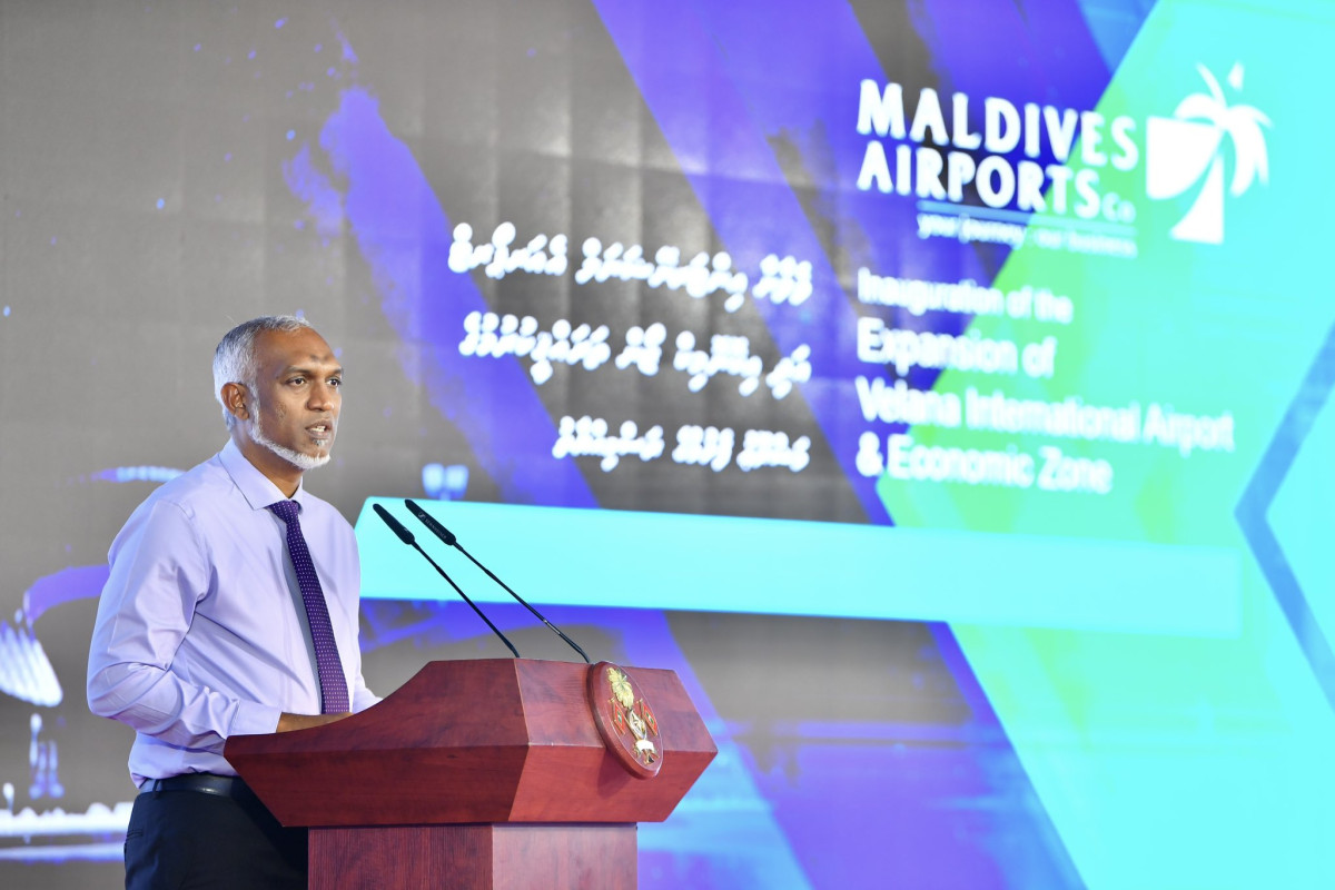 ރައީސުލްޖުމްހޫރިއްޔާ ޑރ. މުހައްމަދު މުއިއްޒު ވާހަކަފުޅު ދައްކަވަނީ