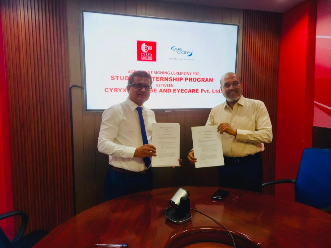 ދަރިވަރުން ތަމްރީނުކުރުމަށާއި ލޮލުގެ ބަލިތަކުގެ ކޯސްތައް ފަރުމާކޮށް ހިންގުމަށް އައިކެއަރއާއި ސައިރިކްސްއާއި ދެމެދު އެއްބަސްވުމެއްގައި ސޮއިކުރުން