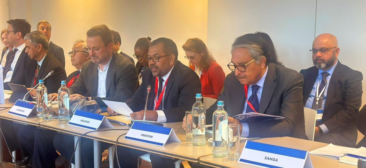 FM Zameer participated in the roundtable discussions during the EU Indo-Pacific Ministerial Forum as part of his ongoing official visit