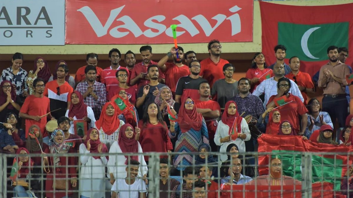 Maldives Supporters in the SAFF Championship 2018