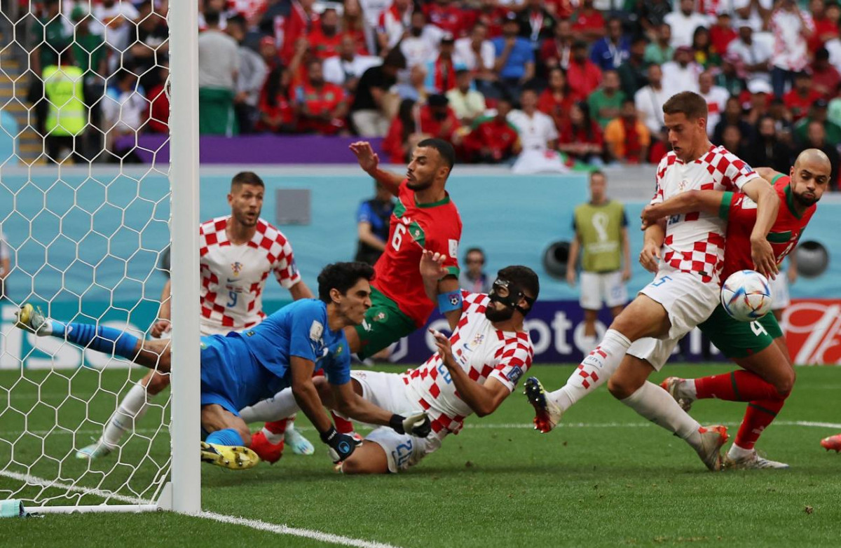 ކްރޮއޭޝިޔާއާއި މޮރޮކޯ ކުޅުނު މެޗުގެ ތެރެއިން  - ފޮޓޯ: ރޮއިޓާސް 