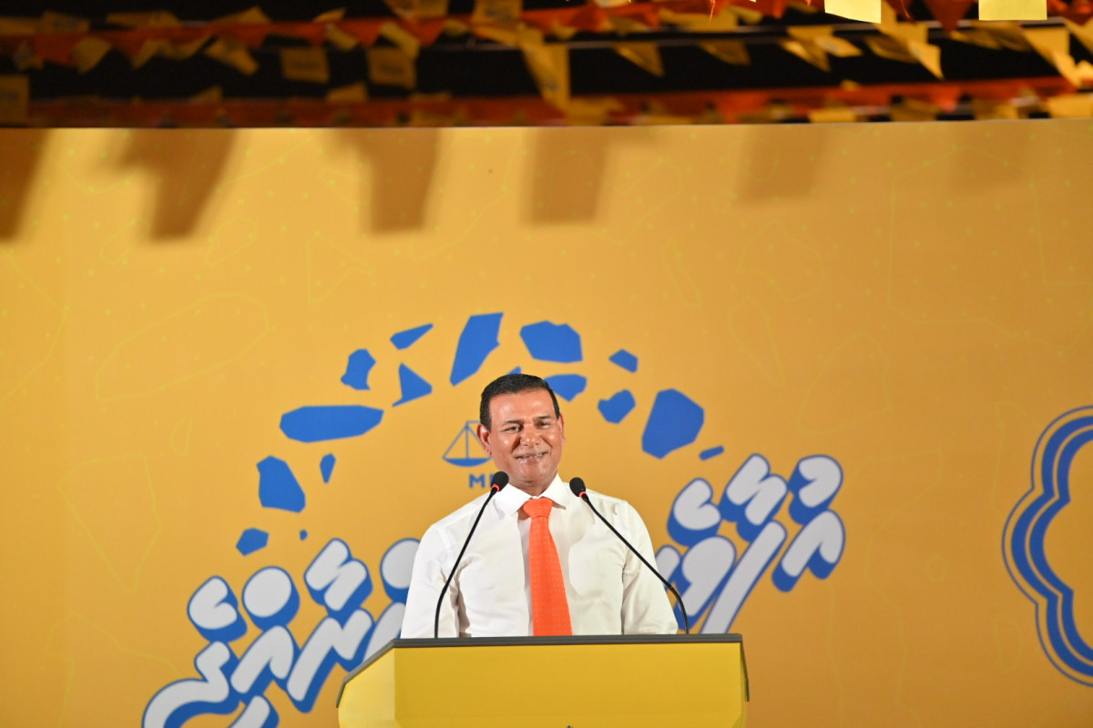 އެމްޑީއޭގެ ރައީސް އަހްމަދު ސިޔާމް ވާހަކަދައްކަވަނީ