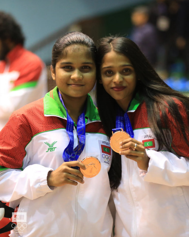 ރާއްޖޭގެ އަންހެން ބާސްކެޓް ޓީމުން ފުރަތަމަ ފަހަރަށް މެޑައްޔެއް ހޯދުން