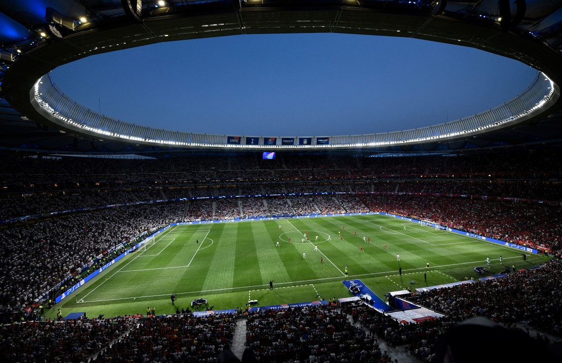 02 ޖޫން 2019 --ޔޫއެފާ ޗެމްޕިންސް ލީގުގެ ފައިނަލްގައި ލިވަޕޫލް އަދި ޓޮޓެންހަމް ބައްދަލުކުރި މެޗްގެ ތެރެއިން-- ފޮޓޯ: އޭ.އެފް.ޕީ