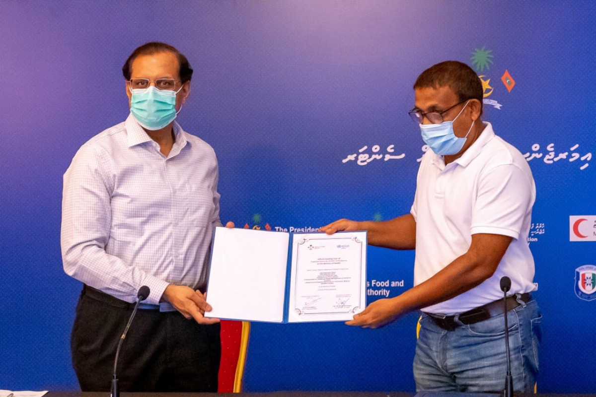 The handover ceremony was held on Saturday