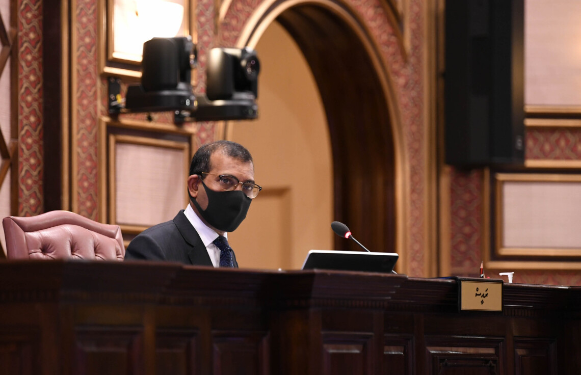 ކުރީގެ ރައީސް އަދި ރައްޔިތުންގެ މަޖިލިހުގެ ރައީސް މުހައްމަދު ނަޝީދު