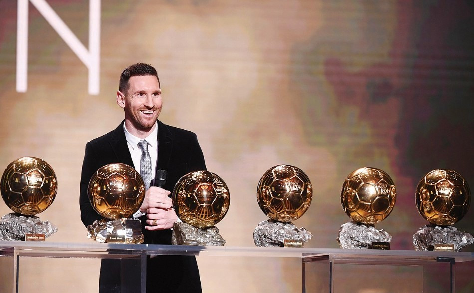 ބެލެންޑޯ އެވޯޑާއެކު މެސީ