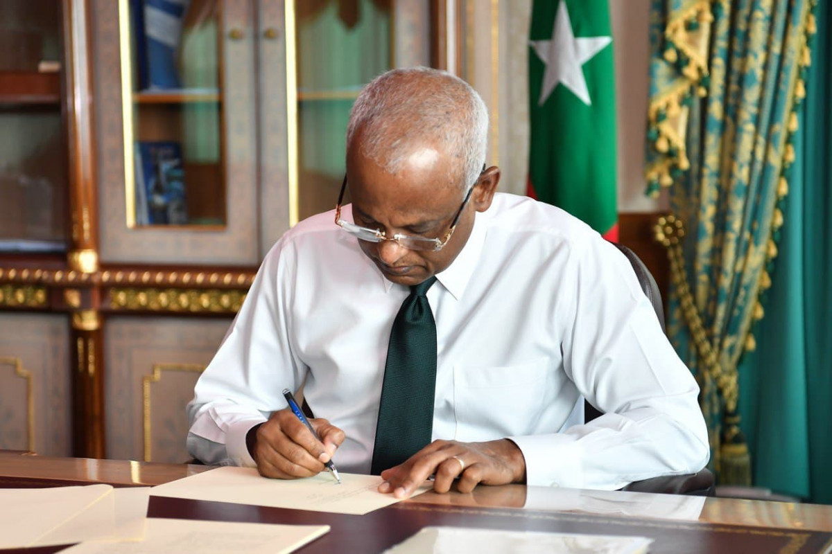 President Ibrahim Mohamed Solih
