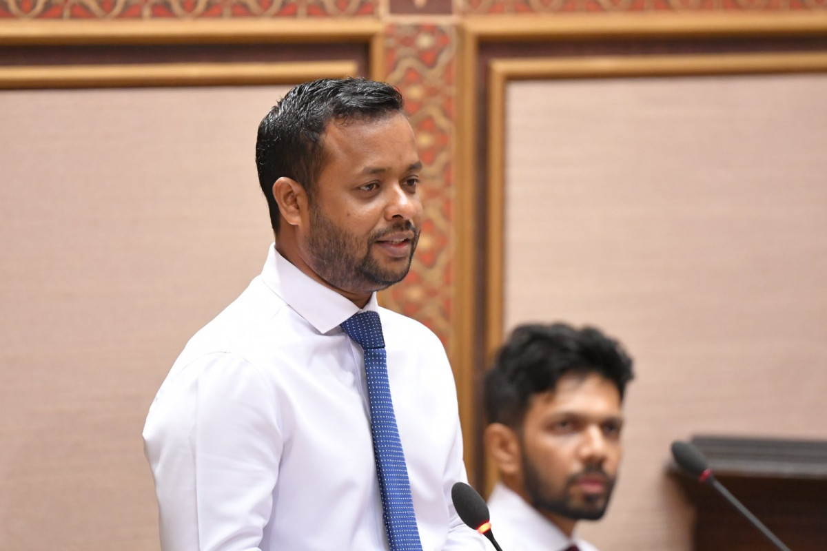 Minister of Construction, Housing and Infrastructure Dr. Abdulla Muththalib at parliament