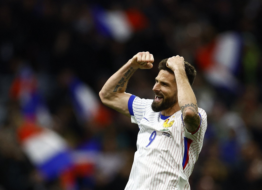 ފްރާންސް ޤައުމީ ޓީމަށް ކުޅެމުން އަންނަ ޖިރޫޑް