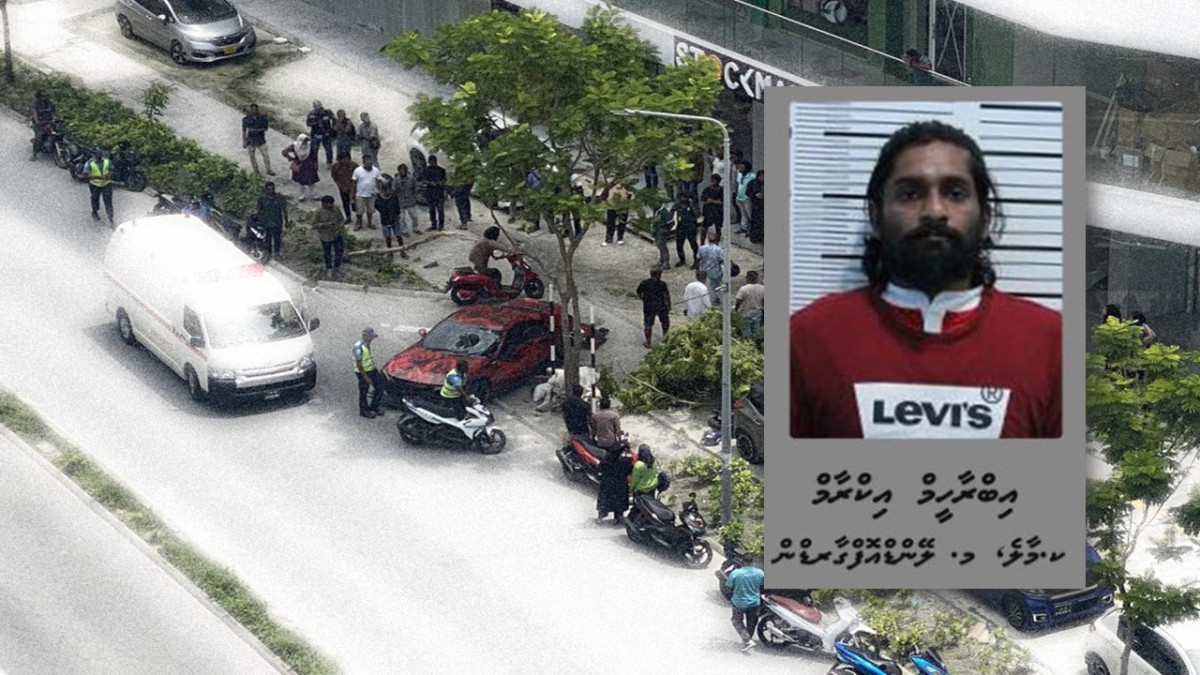 ވިނަރެސް ކައިރި ހިނގި އެކްސިޑެންޓުގައި ކާރު ދުއްވަން އިން މީހާ