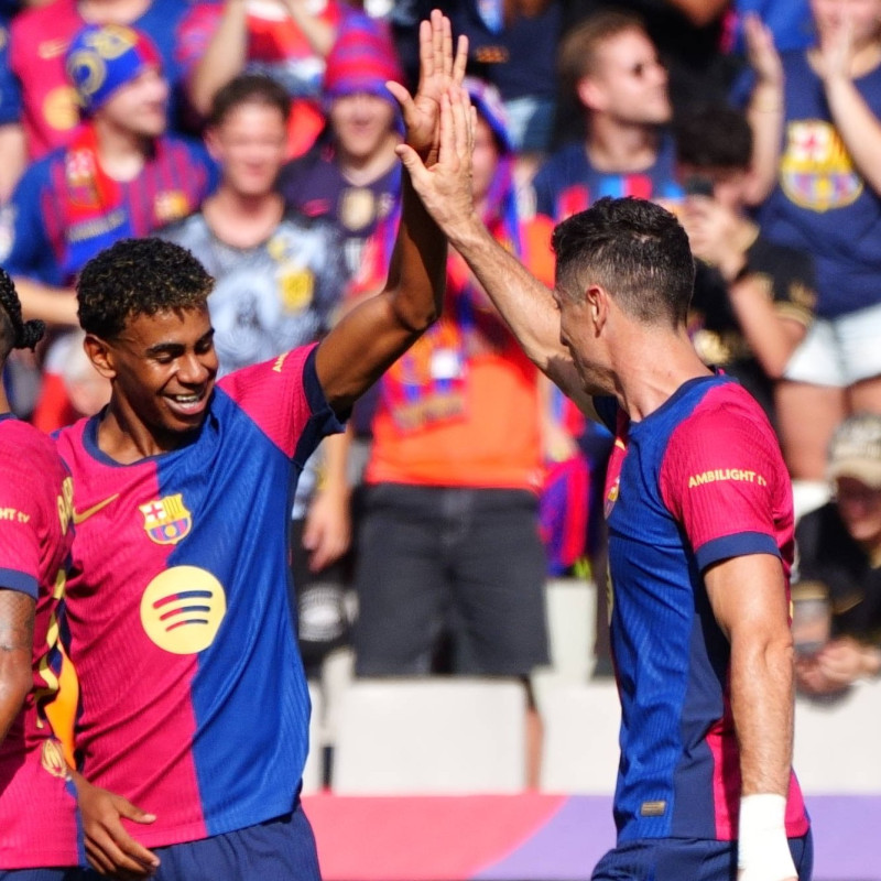 މެޗުގައި ލަނޑު ޖެހުމަށްފަހު ބާސެލޯނާގެ ކުޅުންތެރިން އުފާ ފާޅު ކުރަނީ