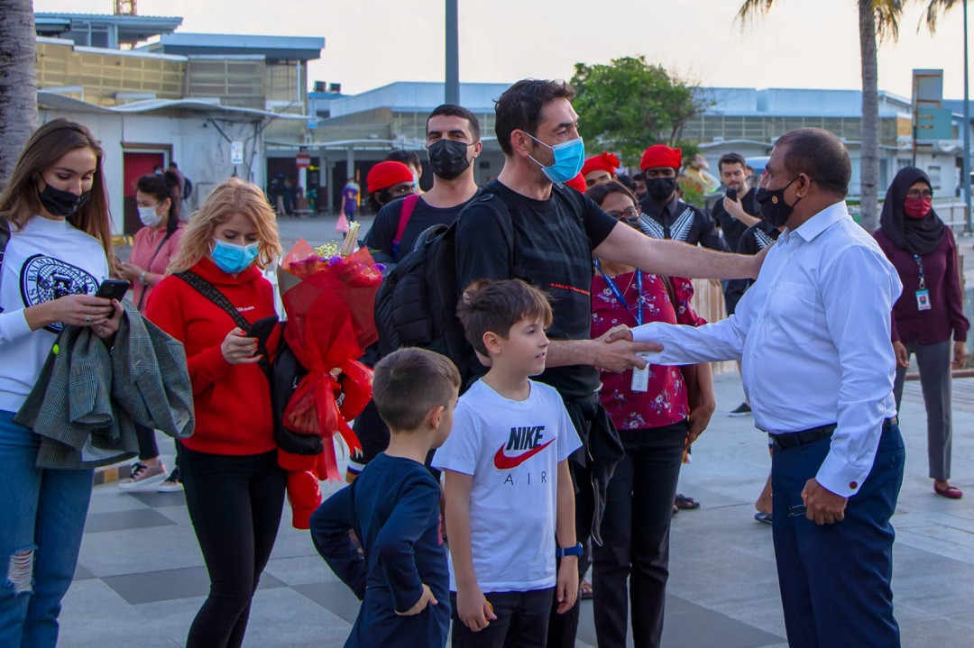 The 1.3 millionth tourist of 2021 on December 27