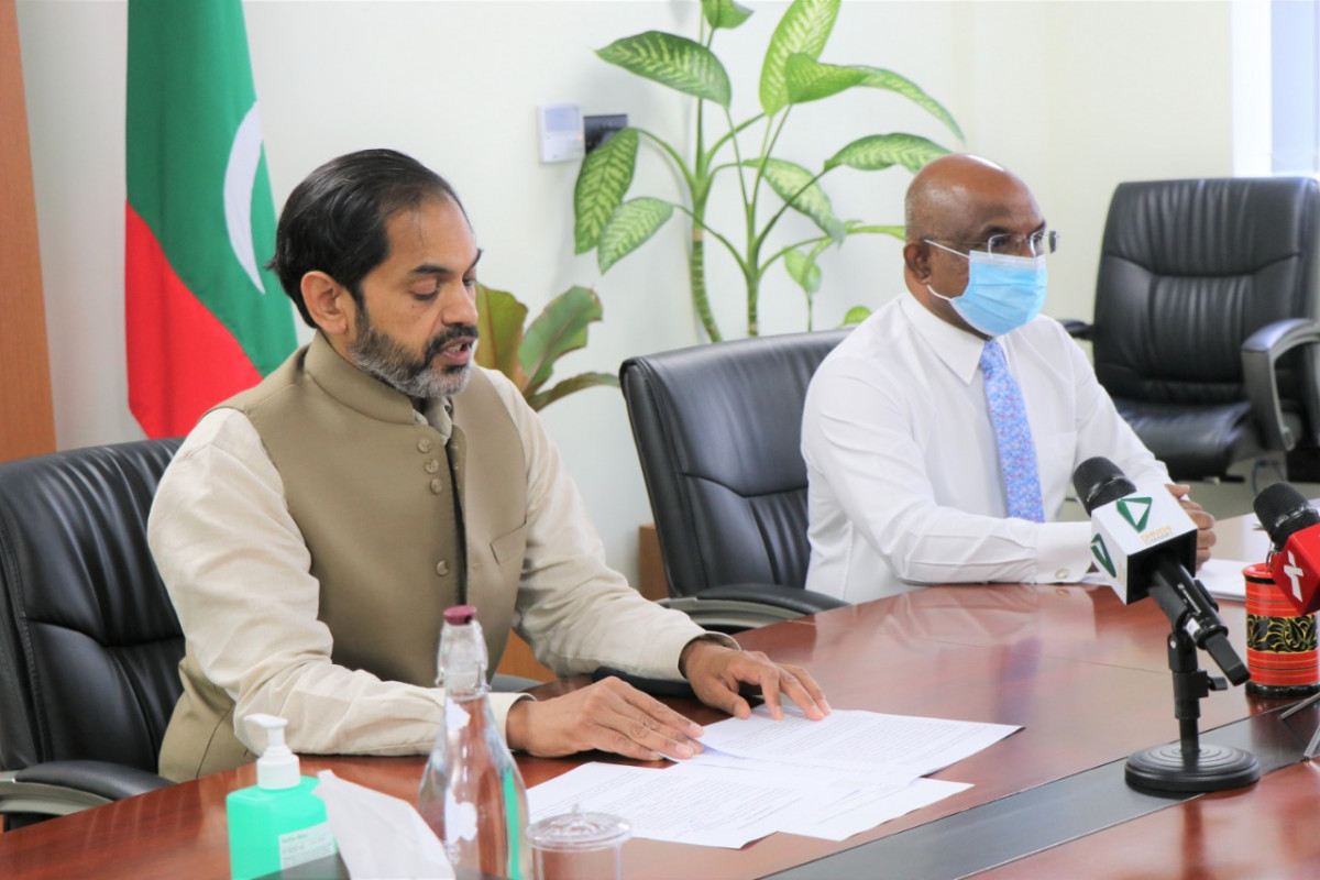 A virtual reception was held to mark the completion of the project, on Monday