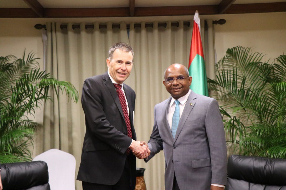 Richard Maude and FM Shahid