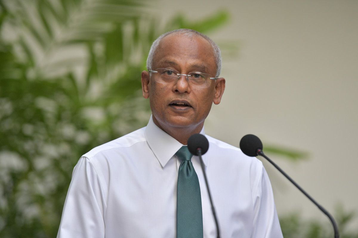 ރައީސުލްޖުމްހޫރިއްޔާ ބޭއްވެވި ނޫސްވެރިންގެ ބައްދަލުވުމުގެ ތެރެއިން -- ފޮޓޯ: ރައީސް އޮފީސް