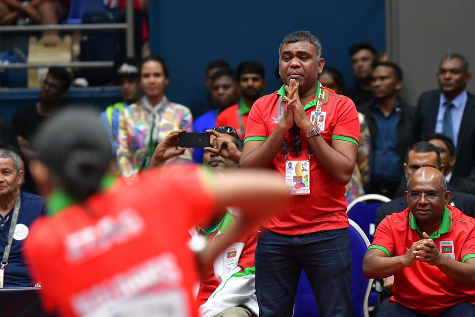 22 ޖުލައި 2019 --އޮލިމްޕިކް ކޮމެޓީގެ ރައީސް ފައިންލްމެޗް ބައްލަވާލައްވަނީ-- ފޮޓޯ: އޮލިމްޕިކްސްކޮމެޓީ މީޑިޔާ