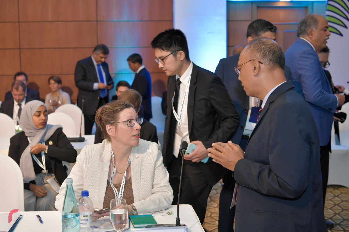 17 ޖޫން 2019 --މޯލްޑިވްސް ޕާރޓްނަރޝިޕް ފޯރަމް ގެ ތެރެއިން. މި ފޯރަމް ހުޅުވުމުގެ ރަސްމިއްޔާތުގެ ތެރެއިން.-- ފޮޓޯ: ރައީސް އޮފީސް