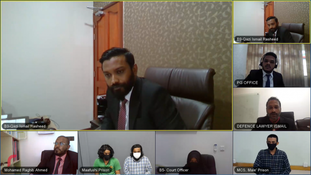 އާގިލްގެ މަރުގެ މައްސަލާގައި މިއަދު ކްރިމިނަލް ކޯޓުގައި ކުރިއަށް ގެންދިޔަ ޝަރީއަތް ނިމެންދެން ބަންދުކުރުމާ ގުޅޭ އަޑުއެހުމުގެ ތެރެއިން