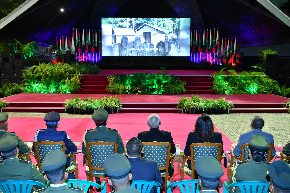 ނަސްރުގެ ދުވަސް ފާހަގަކުރުމަށް ބޭއްވި ރަސްމީ ޖަލްސާ -- ފޮޓޯ: ރައީސް އޮފީސް