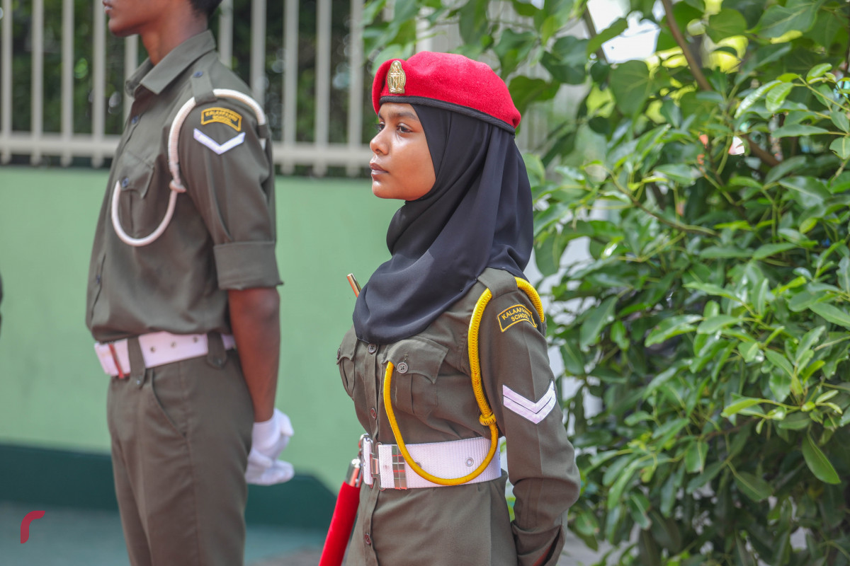 25 ޖުލައި 2019 --ކަލާފާނު ސުކޫލުގެ 30 ވަނަ އަހަރީ ދުވަސް ފާހަގަކުރުމުގެ ގޮތުން ބޭއްވި ފޮޓޯ މައުރަޒު ހުޅުވުމުގެ ރަސްމިއްޔާތު ޝަރަފްވެރި ކޮށްދެއްވަން ވަޑައިގަތް ކުރީގެ ރައީސް މައުމޫން އަބްދުލް ގައްޔޫމްގެ އިސްތިގުބާލުގައި-- ފޮޓޯ: ޝުއައިބް މުހައްމަދު