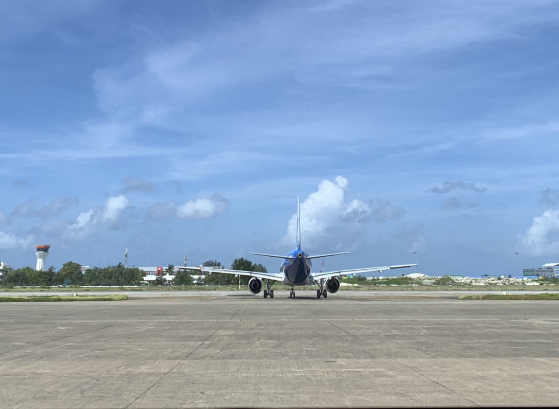 The flight departed from VIA on Tuesday afternoon
