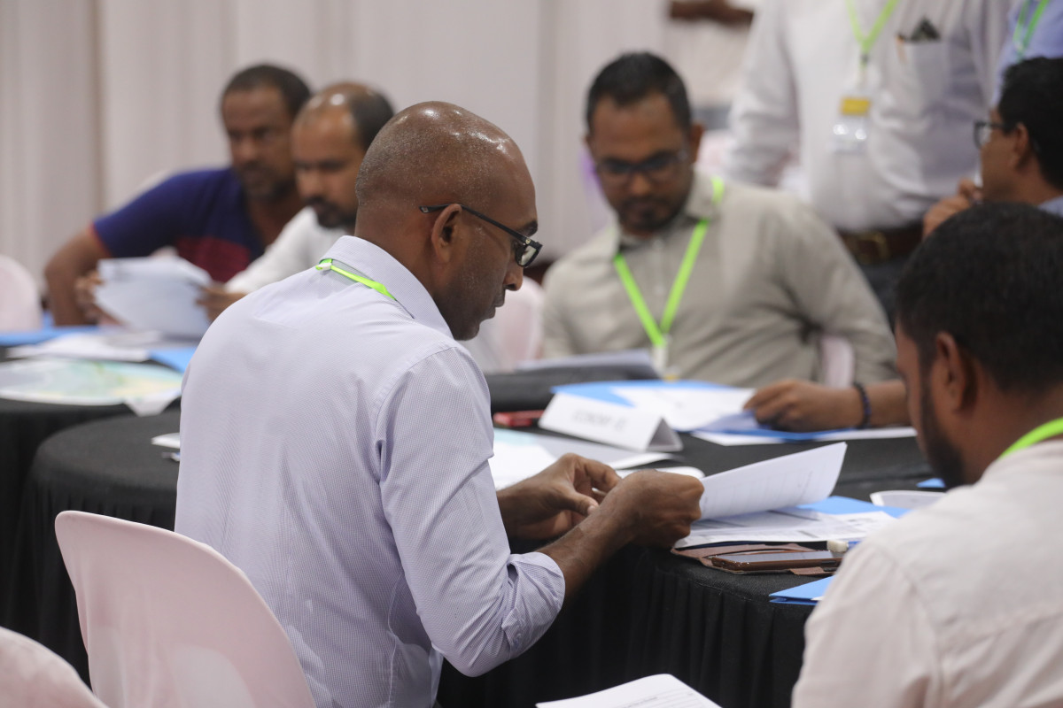 7 ސެޕްޓެމްބަރ 2019 --ހޯރަފުށީގެ މާސްޓަރ ޕްލޭން އެކުލަވާލުމަށް ބޭއްވުނު މަހާސިންތާގެ ތެރެއިން،-- ފޮޓޯ: ޝުއައިބް މުހައްމަދު