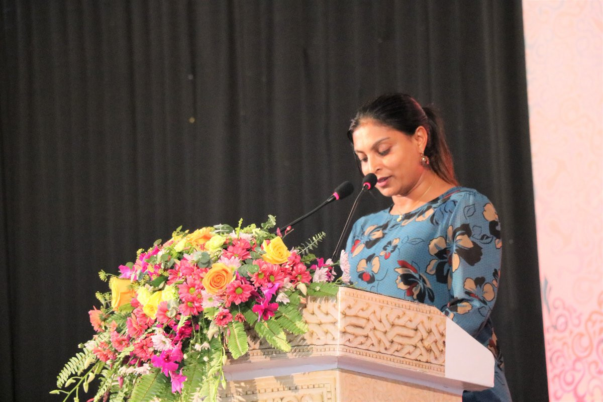 11 ޖޫން 2019 --ދަރިވަރުންނަށް ނާސްތާ ތިނުމުގެ ޕްރޮގްރާމް އިފްތިތާހު ކުރުމުގެ ރަސްމިއްޔާތުގެ ތެރެއިން. މި ރަސްމިއްޔާތު ކުރިޔަށްދިޔައީ ތާޖުއްދީން ސުކޫލްގައި. މި ރަސްމިއްޔާތު ޝަރަފްވެރި ކޮށްދެއްވީ ނައިބު ރައީސް ފައިސަލް ނަސީމް-- ފޮޓޯ: ރައީސް އޮފީސް