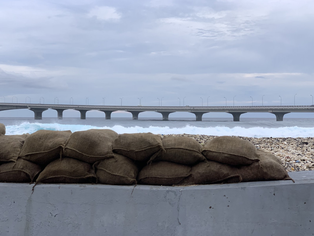 މާލެއަށް އުދައެރުން - ދިޔަވަރު ބޮޑުވާ ވަގުތުގައި އާންމުކޮށް މި ސަރަހައްދަށް އުދަ އަރާ - ފޮޓޯ: ރާއްޖެއެމްވީ