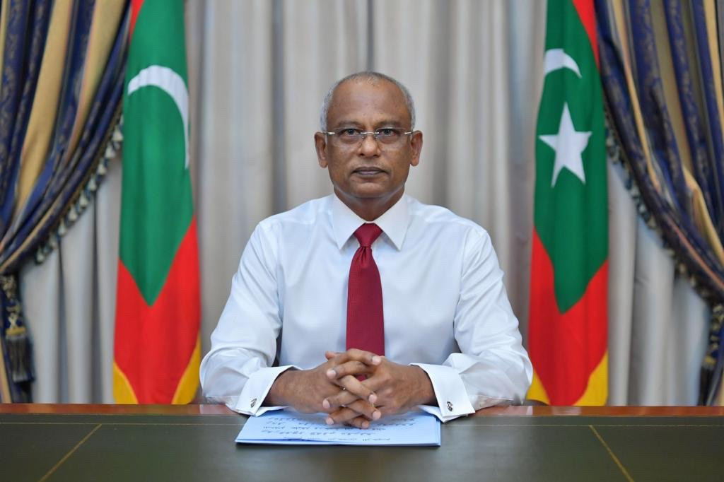 ރައީސް އިބްރާޙިމް މުޙައްމަދު ސޯލިޙު ޤައުމާ މުޚާތަބު ކުރެއްވުން