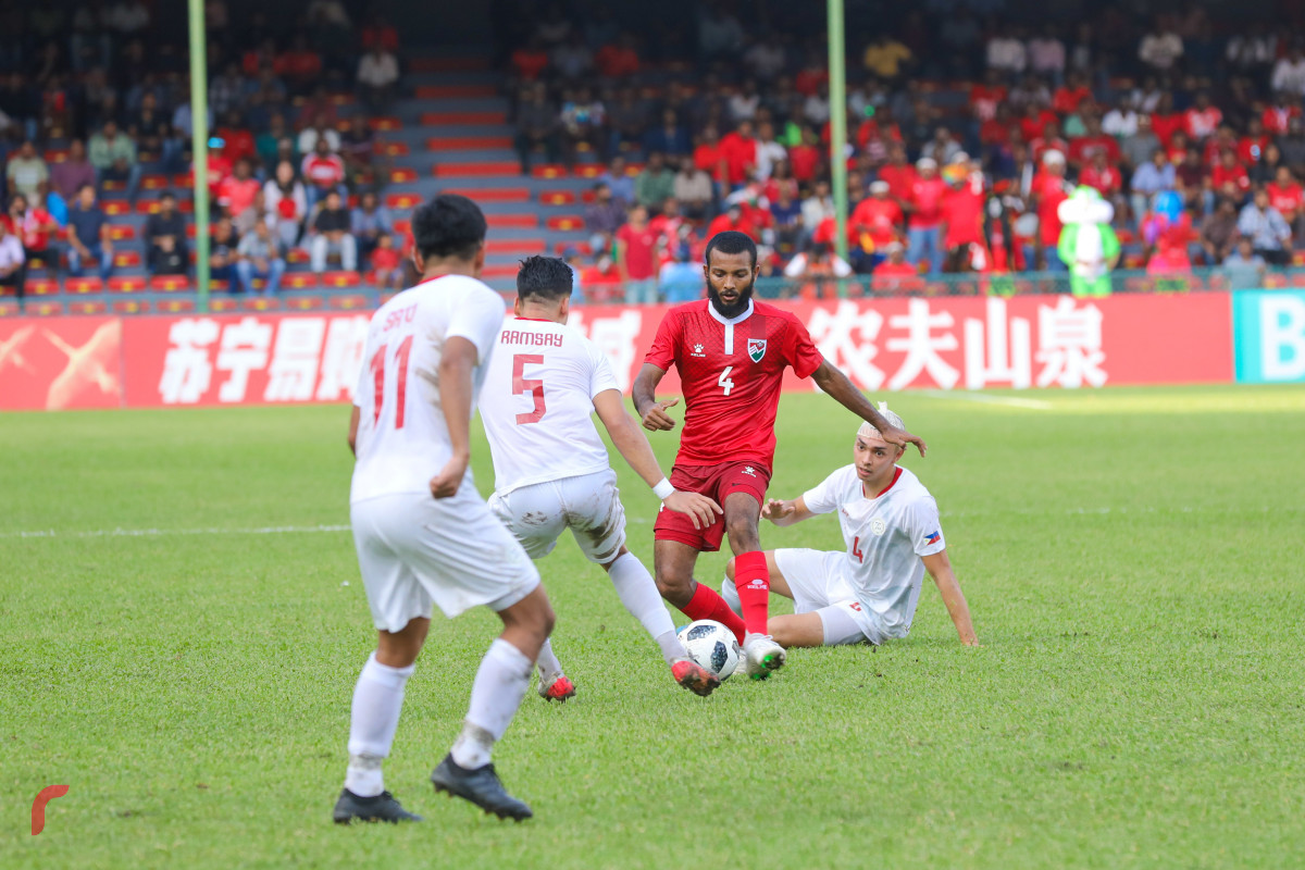 ވޯލްޑްކަޕް ކޮލިފައިން ދިވެހިރާއްޖެ އާއި ފިލިޕީންސް ބައްދަލުކުރި މެޗު