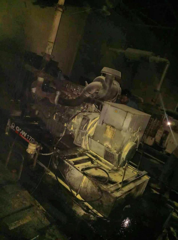 ދަނބިދޫ އިންޖީނުގޭގެ އިންޖީނެއް އަނދާފައި